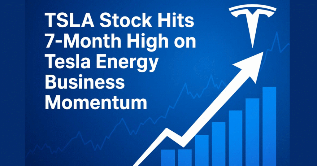 Tesla energy business momentum