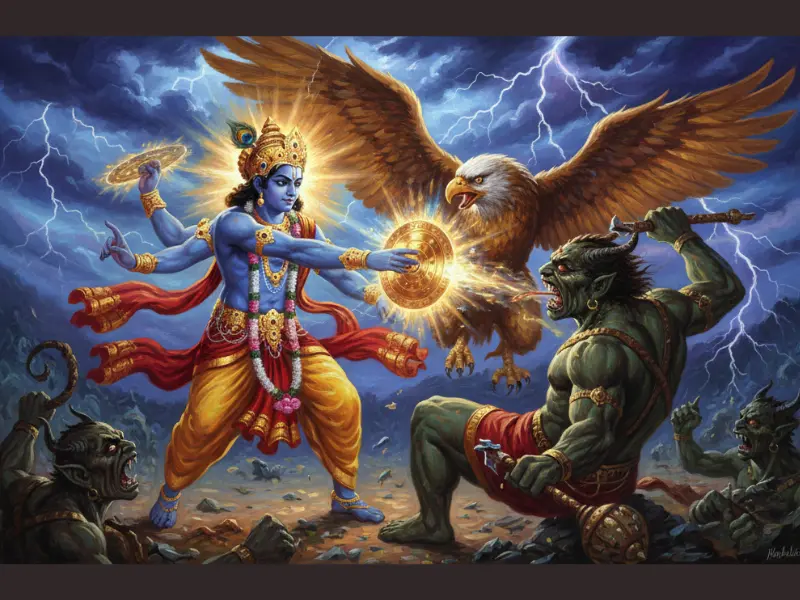 The Defeat of Narakasura